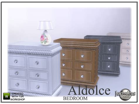 The Sims Resource Aldolce Bedroom Dresser