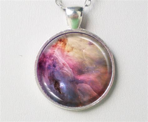 Orion Nebula Necklace M Astronomy Necklace Galaxy Series