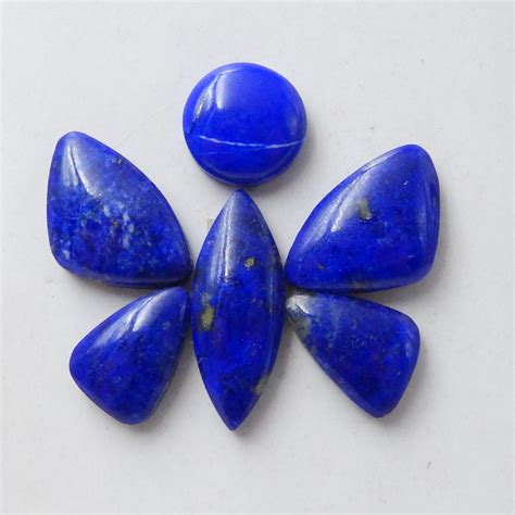 33cts Blue Lapis Lazuli Cabochons Natural Lapis