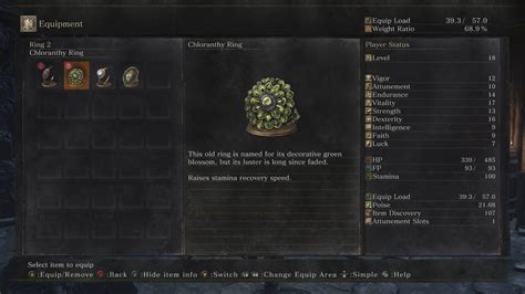 Jan 20, 2018 · guides and walkthroughs for dark soul 3, with helpful game progress route and new game plus sections that explain to both new players and veterans the conditions to meet specific objectives throughout the game. Chloranthy Ring | Dark Souls 3 - Gosu Noob