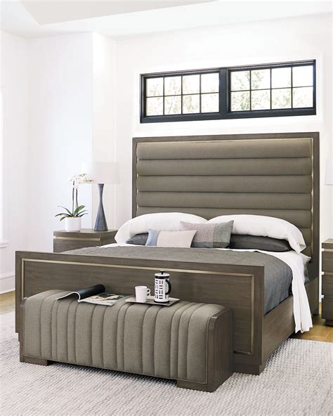 Bernhardt Profile Channel Tufted King Bed Neiman Marcus