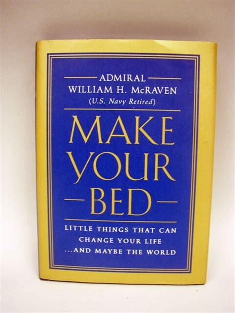 Book Make Your Bed By Admiral William H Mcraven Ebay