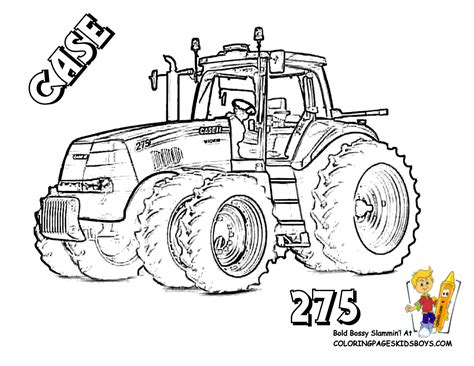 14 Tractor Coloring Page Print Color Craft