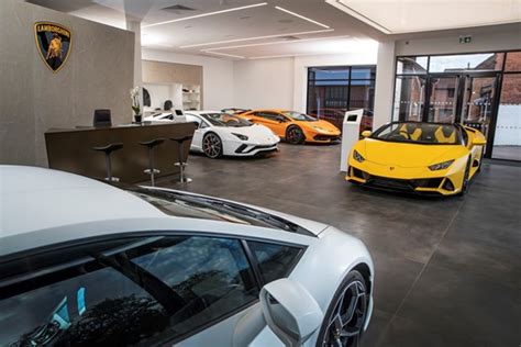 HR Owen S New Showroom Reveals New Lamborghini Corporate Identity