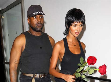 Kanye West And New Girlfriend Juliana Nalu Romantic Evening At An