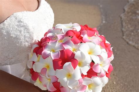 Maybe you would like to learn more about one of these? Hawaii Wedding Flowers: Plumeria Bouquet