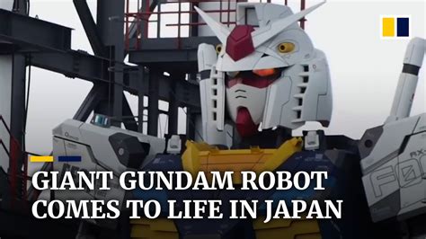 18 Metre Giant Gundam Robot Takes Its First Steps In Japan Pop Japan