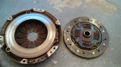 How A Bad Worn Out Clutch Disc And Pressure Plate Looks Like Civic
