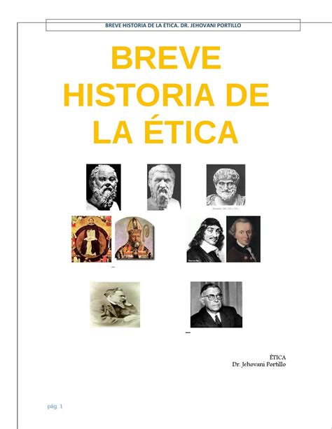 Breve Historia De La ética By Jehovani Portillo Issuu