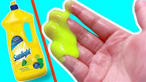 2 Ingredient Slime Test 1 Dish Soap And Salt Youtube