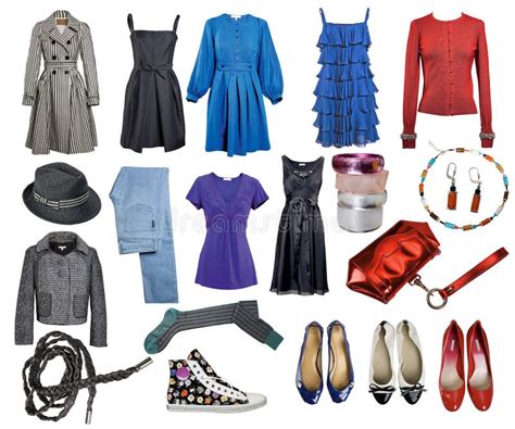 Collection Fashion Clothes Stock Photo Image Of Handbag 15451008