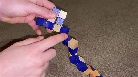 How To Solve A Snake Cube Easy Method Youtube