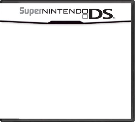 Super Nintendo Ds Box Art Template By Megatoon1234 On Deviantart