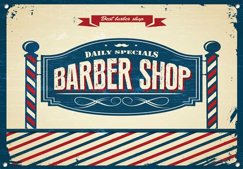 Barber Shop Metal Sign Barbers Decor Barbers Signs Barber Sign Hair