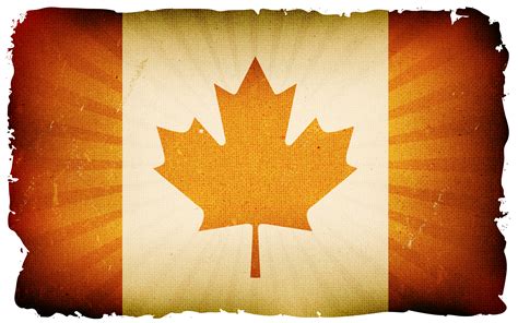 Vintage Canada Flag Poster Background 268006 Vector Art at ...