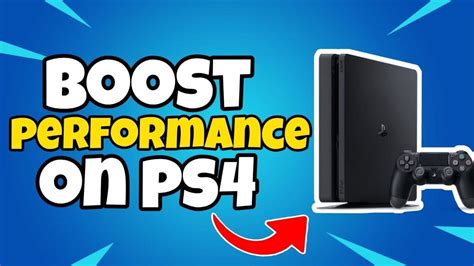 How To Boost Ps4 Performance Boost Fps On Ps4 Youtube
