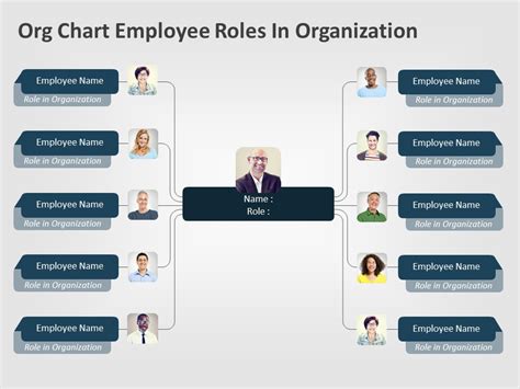 Employee Organizational Chart Template