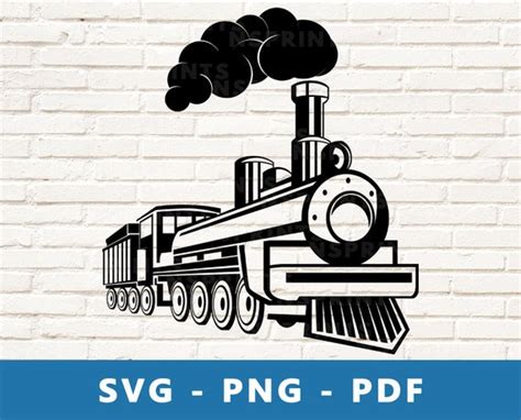 Train SVG Train PNG Locomotive Clipart Engine Vector Train Etsy Canada