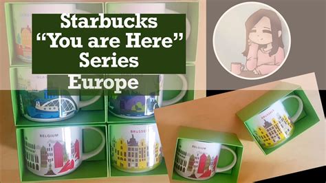 Starbucks Mugs Europe You Are Here Collection Youtube