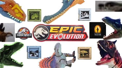 All Jurassic World Epic Evolution Toys Youtube