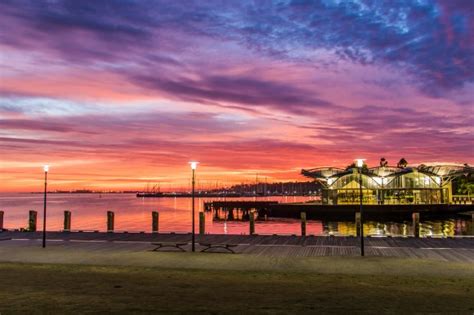 Sunrise Geelong Waterfront Geelong Mc Geelong Great Ocean Road In