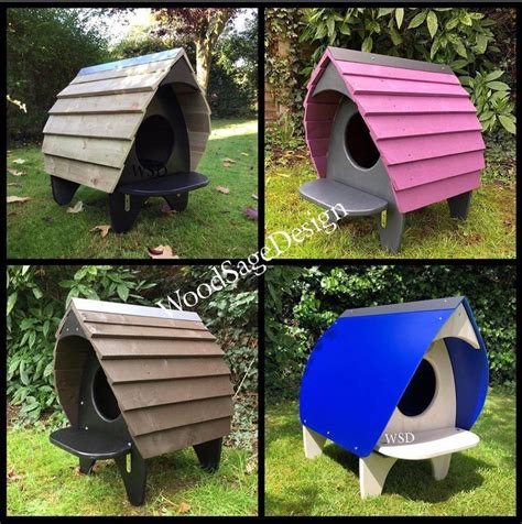 That's why our modern cat furniture is made of the highest quality materials and professionally designed to satisfy your pet and look like art in your home. Cat Chalet, Outdoor Cat, Cat Bed, Pet Bed, Garden, Cat ...