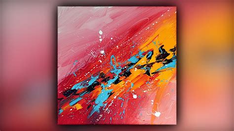 Abstract Acrylic Painting Easy For Beginners Palette