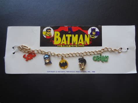 The Bat Channel Vintage Batman Charm Bracelet