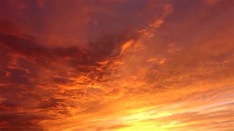 Heavenly Golden Sunset Timelapse Stock Video Motion Array