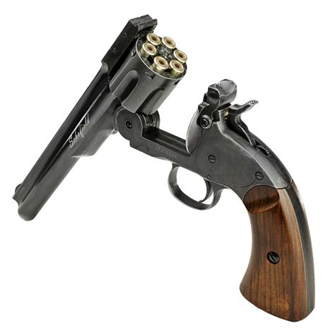 Co2 Revolver Asg Schofield 6 Antik Schwarz 45 Mm Diabolo P18