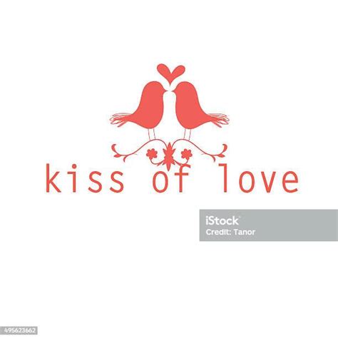 아르카디아 Love 새 키스 귀여운에 대한 스톡 벡터 아트 및 기타 이미지 귀여운 나무 나뭇가지 Istock