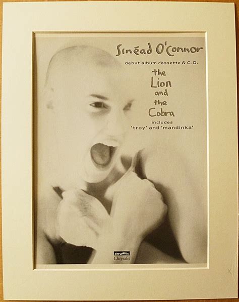 SINEAD O CONNOR The Lion And The Cobra 1987 Music Press Etsy