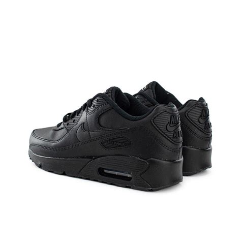 Nike Air Max 90 Leather Gs Cd6864 001 Schwarz Brooklyn Footwear X