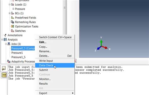 How To Submit And Monitor Abaqus Jobs Through Command Window