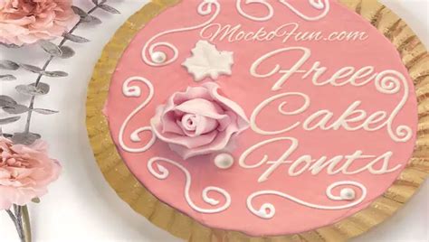 Creating Beautiful Cake Font Designs Sweeten Your Style