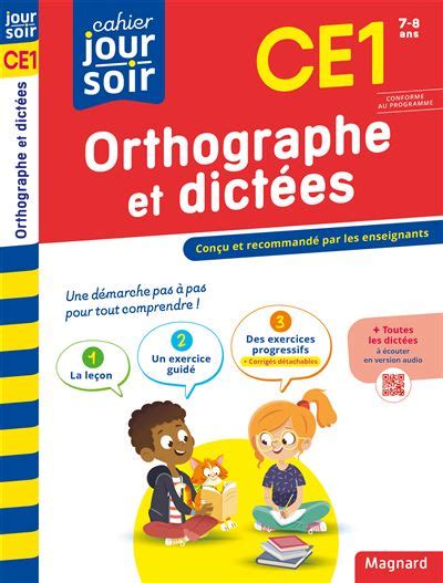 Orthographe Et Dict Es Ce Cahier Jour Soir Con U Et Recommand Par Les Enseignants Broch