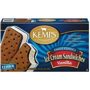 Kemps Ice Cream Sandwiches Vanilla Calories Nutrition Analysis More