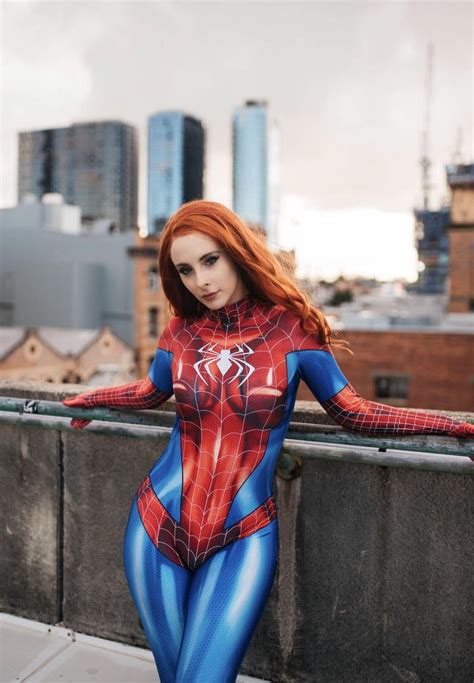 Spider Mj By Sabercreative Cosplay Marvel Girls Sexy Cosplay Sexy Costumes For Women