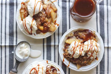 Salted Caramel Apple Crisp Love Grows Wild