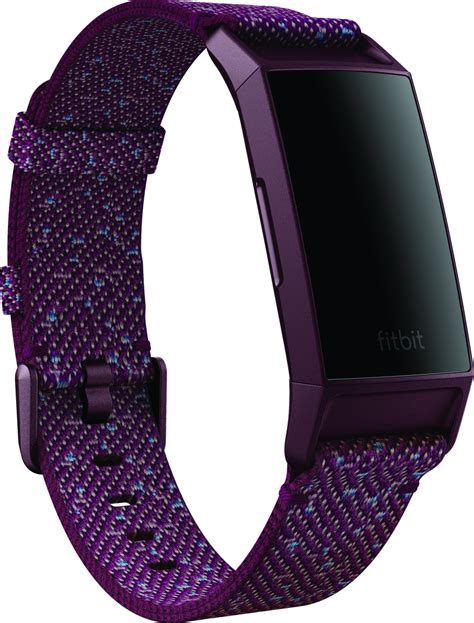 Fitbit Charge 4 Woven Bandrosewoodsmall Fitbitstore