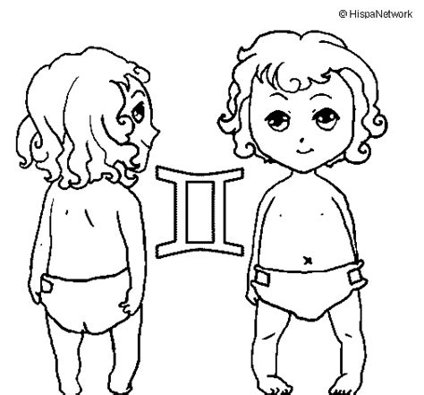 Gemini coloring page - Coloringcrew.com