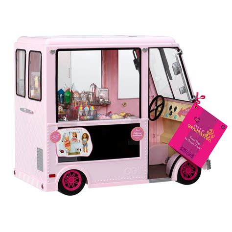 Our Generation Sweet Stop Ice Cream Truck Pink American Girl Doll