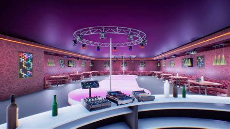 Nightclub Interior And Props In Environments Ue Marketplace