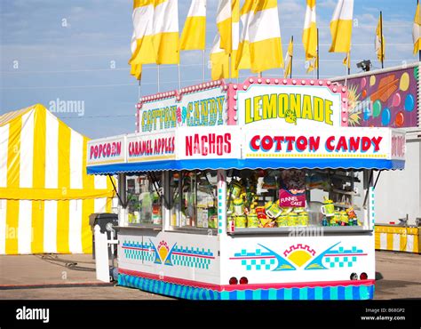 Concession Stand At A Carnival Stock Photo Alamy