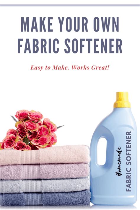 How To Make Your Own Homemade Fabric Softener