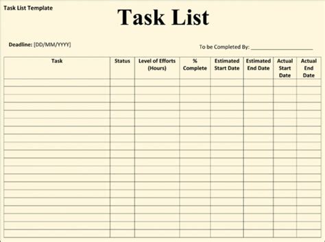 From these, you can already discern the importance of a printable log sheet at work. Printable Task Worksheet