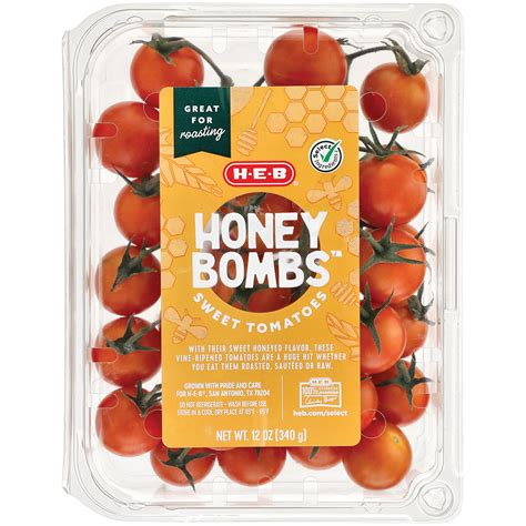 Sunset Honey Bombs Tomatoes On The Vine Shop Tomatoes At H E B