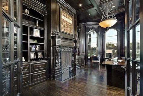 21 Gorgeous Gothic Home Office And Library Décor Ideas Digsdigs
