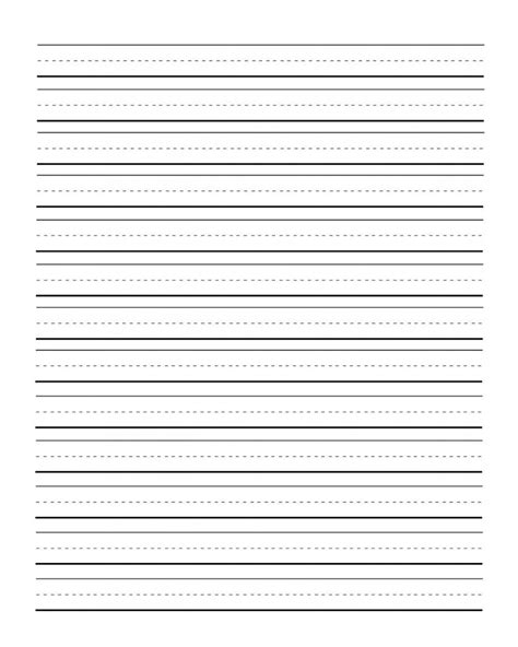 Writing Paper For First Grade Lined Paper You Can Print 2nd Grade 001