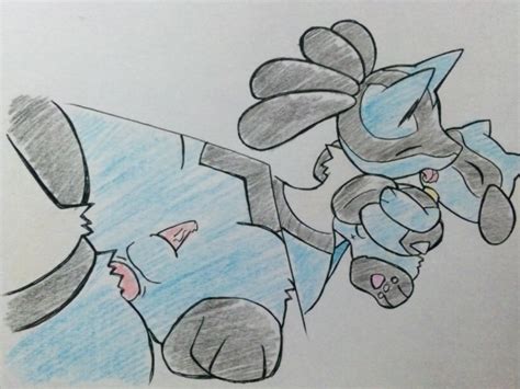 Rule 34 Color Cum Feral Fur Insertion Interspecies Kissing Lucario Male Male Only Multiple